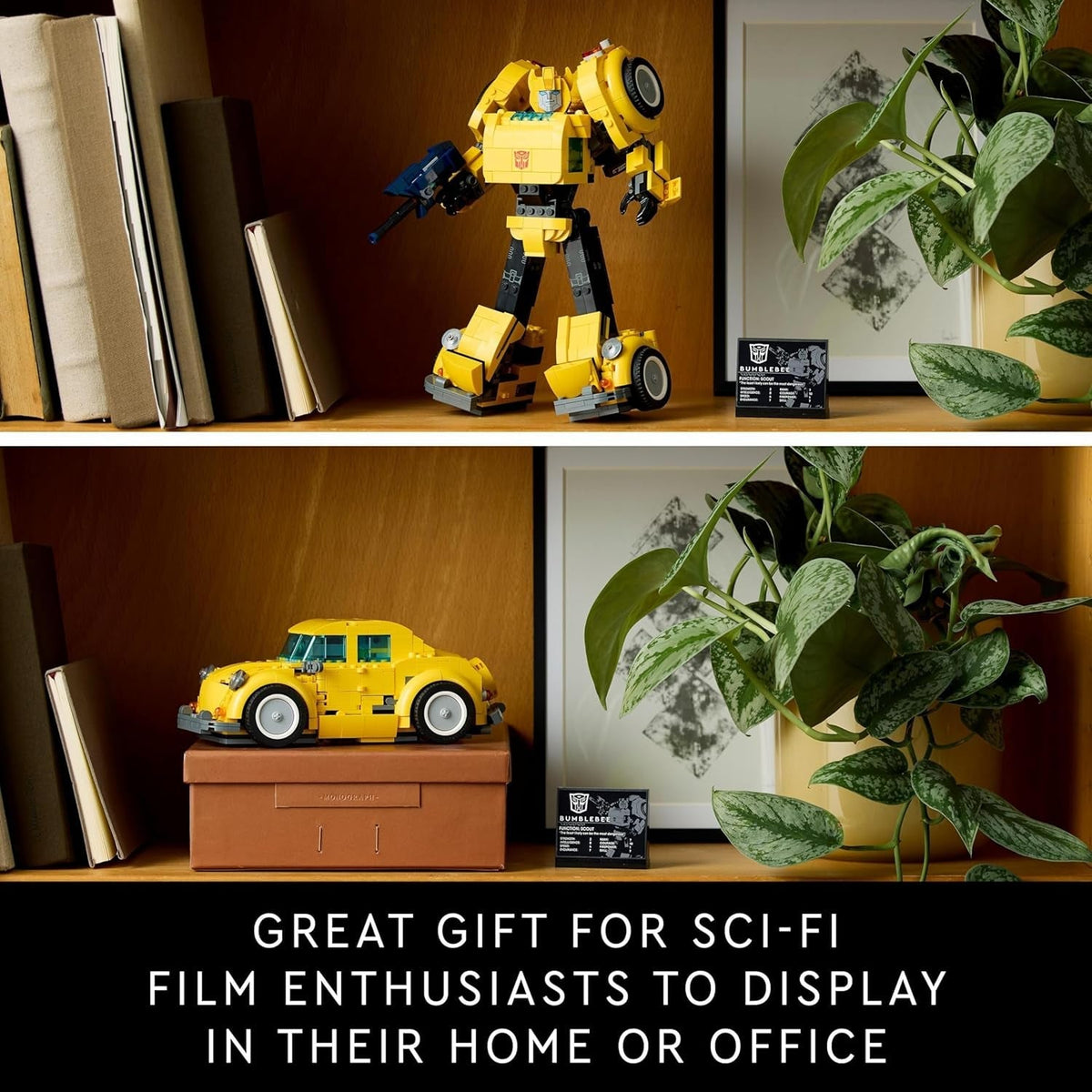 Icons Transformers Bumblebee Action Figure Building Set, Collectible Robot Model Kit for Adults to Build, Converts to Vehicle Mode, Gifts for Men, Women, Him, Her and Sci-Fi Fans 10338