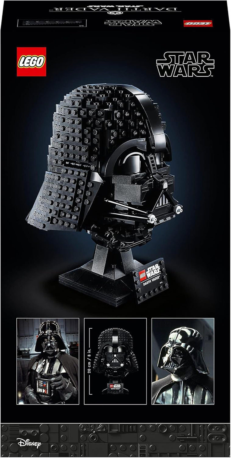 Star Wars Darth Vader Helmet Set, Mask Display Model Kit for Adults to Build, Gift Idea for Men, Women, Him or Her, Collectible Home Decor Model 75304