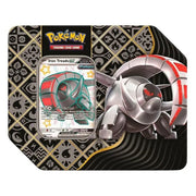 Pokemon TCG Scarlet & Violet Paldean Fates 7" Tin - Shiny Iron Treads Ex