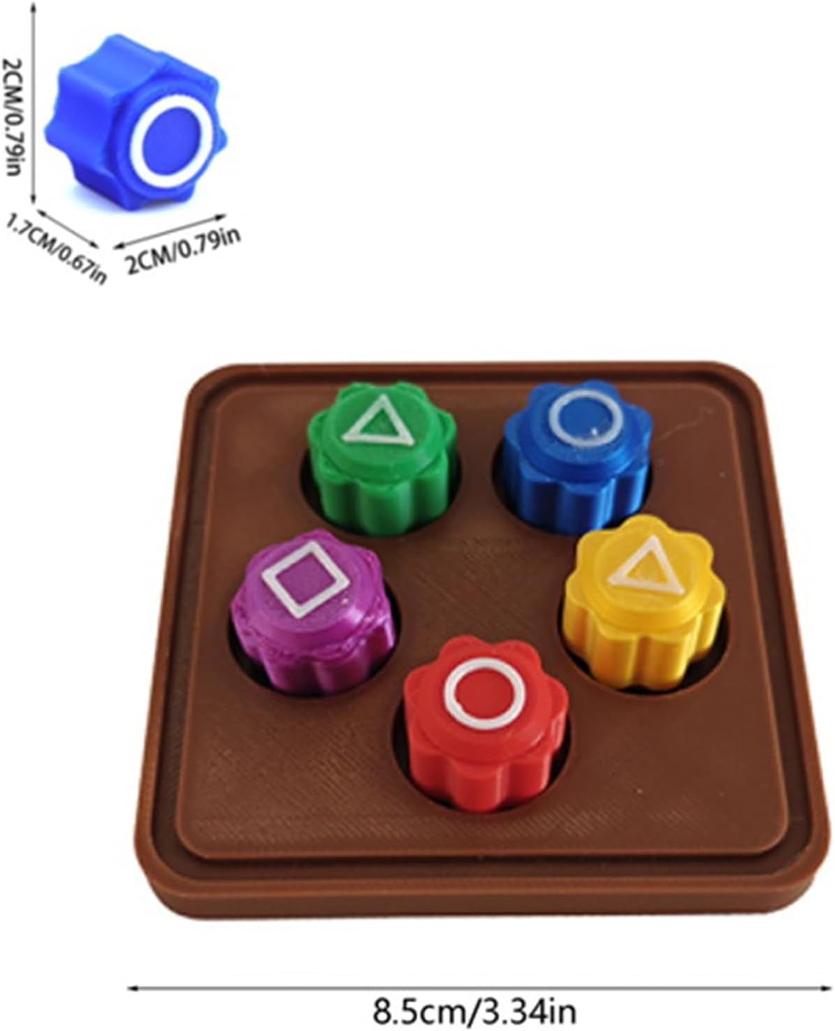 3D Korean Traditional Play Game, 1: 1 Restoration Korean Folk Game Set, DDAKJI Korean Game, Korean Dice Game, Stone Pebbles Set, Stone Catching Game, Hand Eye Coordination Training Toy, Family Travel