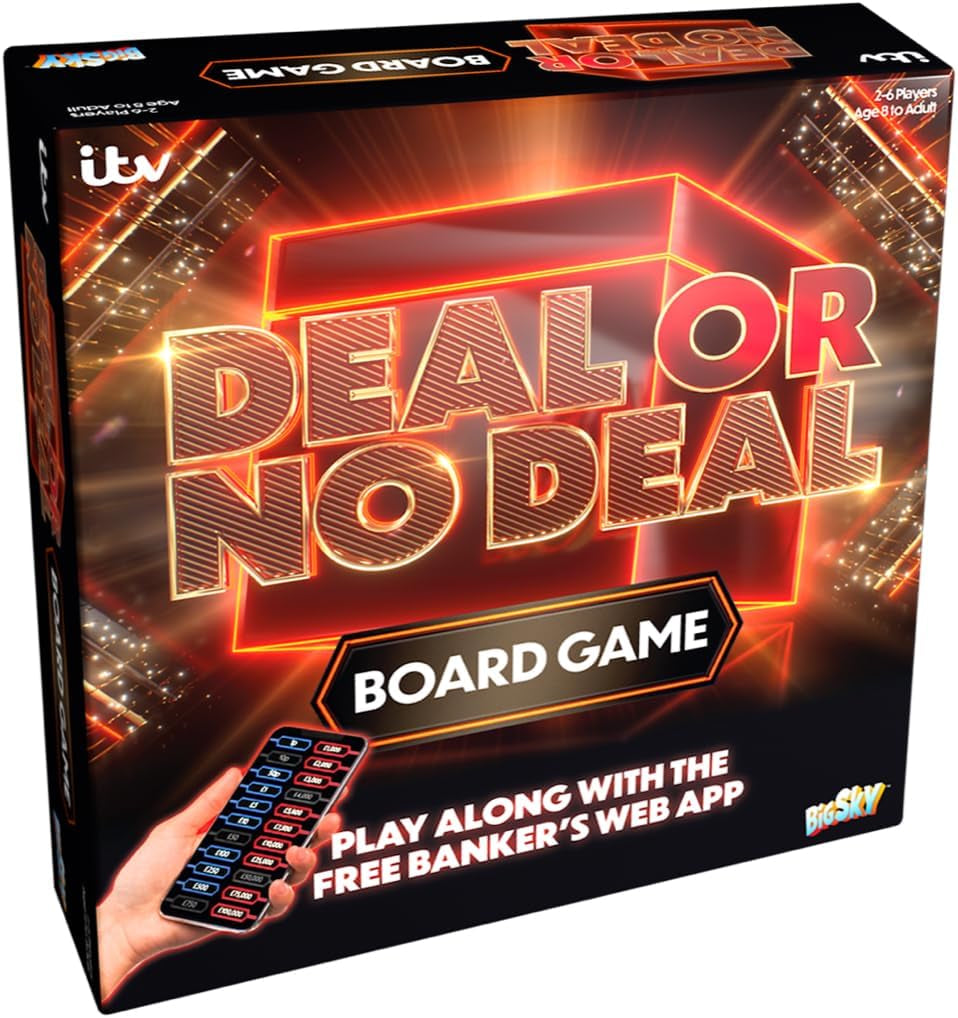 Deal or No Deal Board Game - Strategy, Luck Game Show for 6 Players, Ages 8+