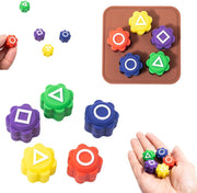 Gonggi Game Set,6Pcs Gonggi Korean Game,Weighted Gonggi Stones,Gonggi Konggi Korean Jacks Stone Catching Game,Gonggi Squid Game Fun Traditional Korean Gong Gi Game for Kids Adults Family Travel Games