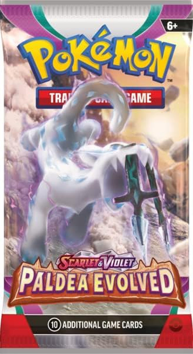 TCG: Scarlet & Violet—Paldea Evolved Triple Pack (Tinkatink) - 3 Boosters & Foil Promo Card(Assorted)