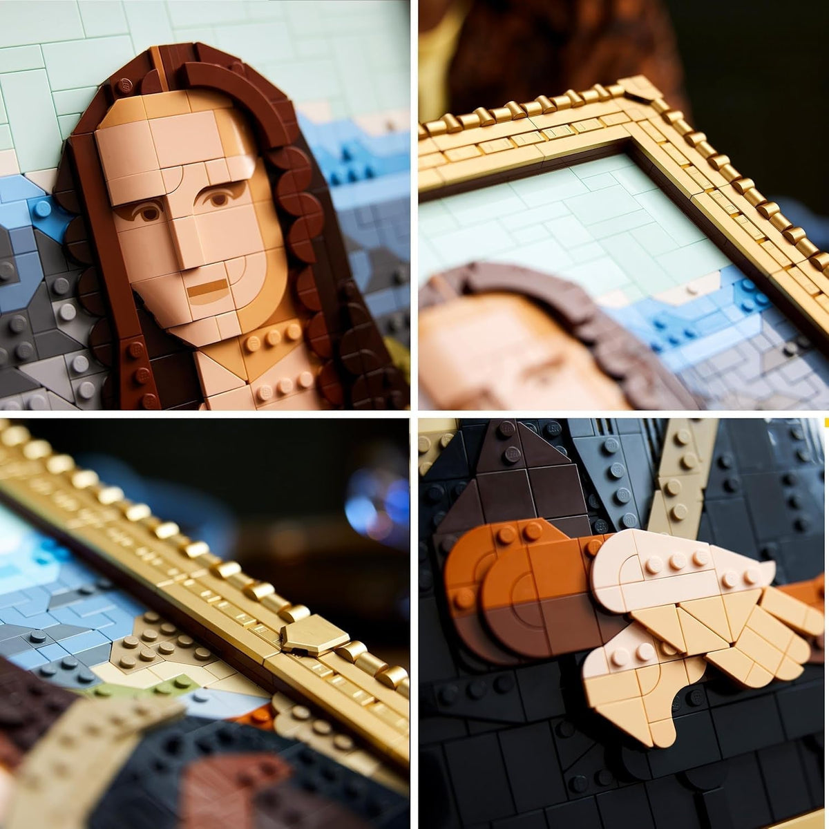 Art Mona Lisa Painting Set, Wall Model Kit for Adults to Build, Home, Living Room or Office Décor Idea, Creative Activity Gift for Men, Women, Him or Her 31213