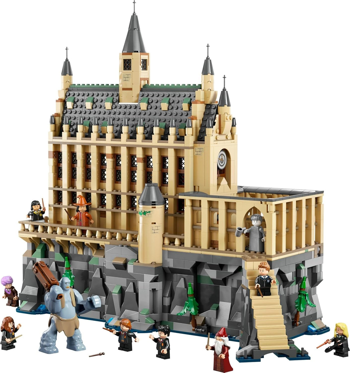 Harry Potter Hogwarts Castle: the Great Hall Set, Collectible Toy Playset for Kids, Boys & Girls, with 11 Minifigures Incl. Hermione Granger and Ron Weasley, Wizarding World Gift for Fans 76435