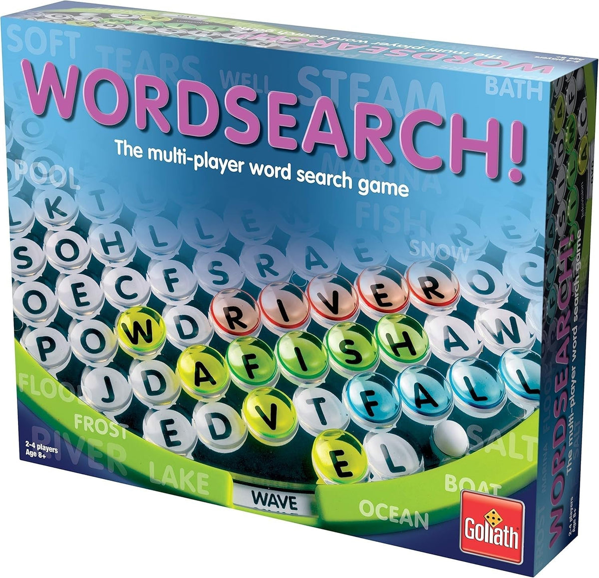 Games Drumond Park  1260 Wordsearch Fun Word Puzzle Game for All the Family, Multi-Colour