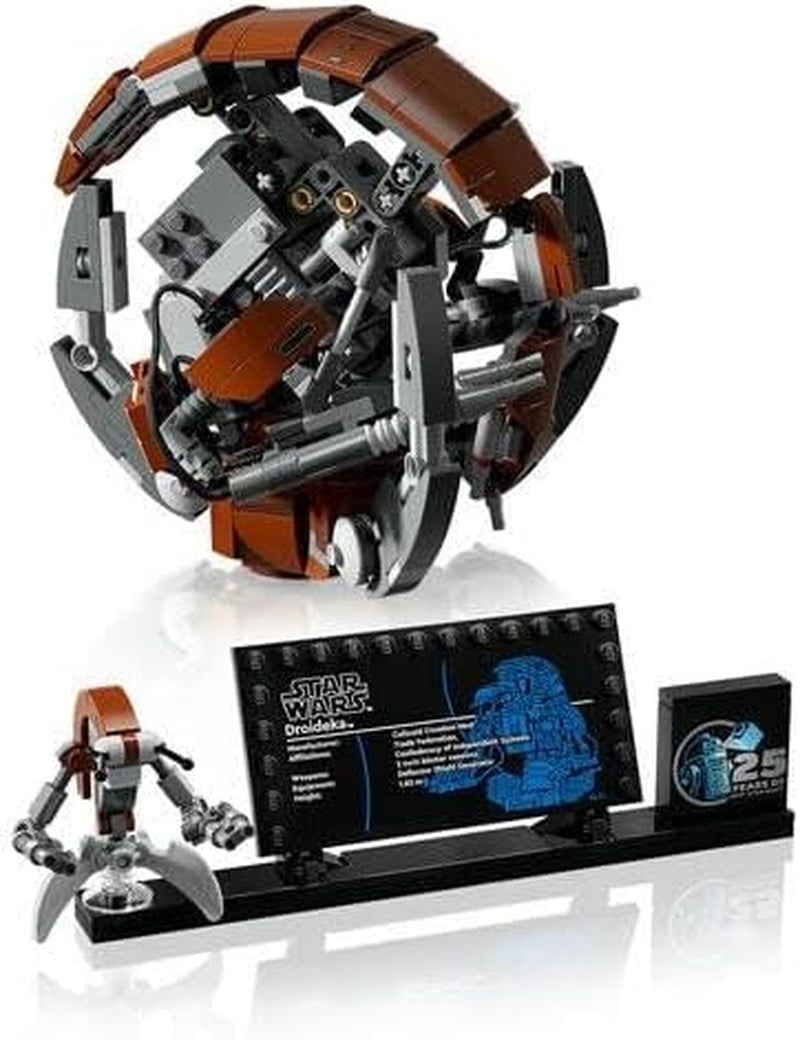 Star Wars Droideka Set, Collectible Droid Model Kit for Adults to Build, Home Officé Decor Display Figure, Memorabilia Gift Idea for Men, Women, Him, Her & Fans 75381