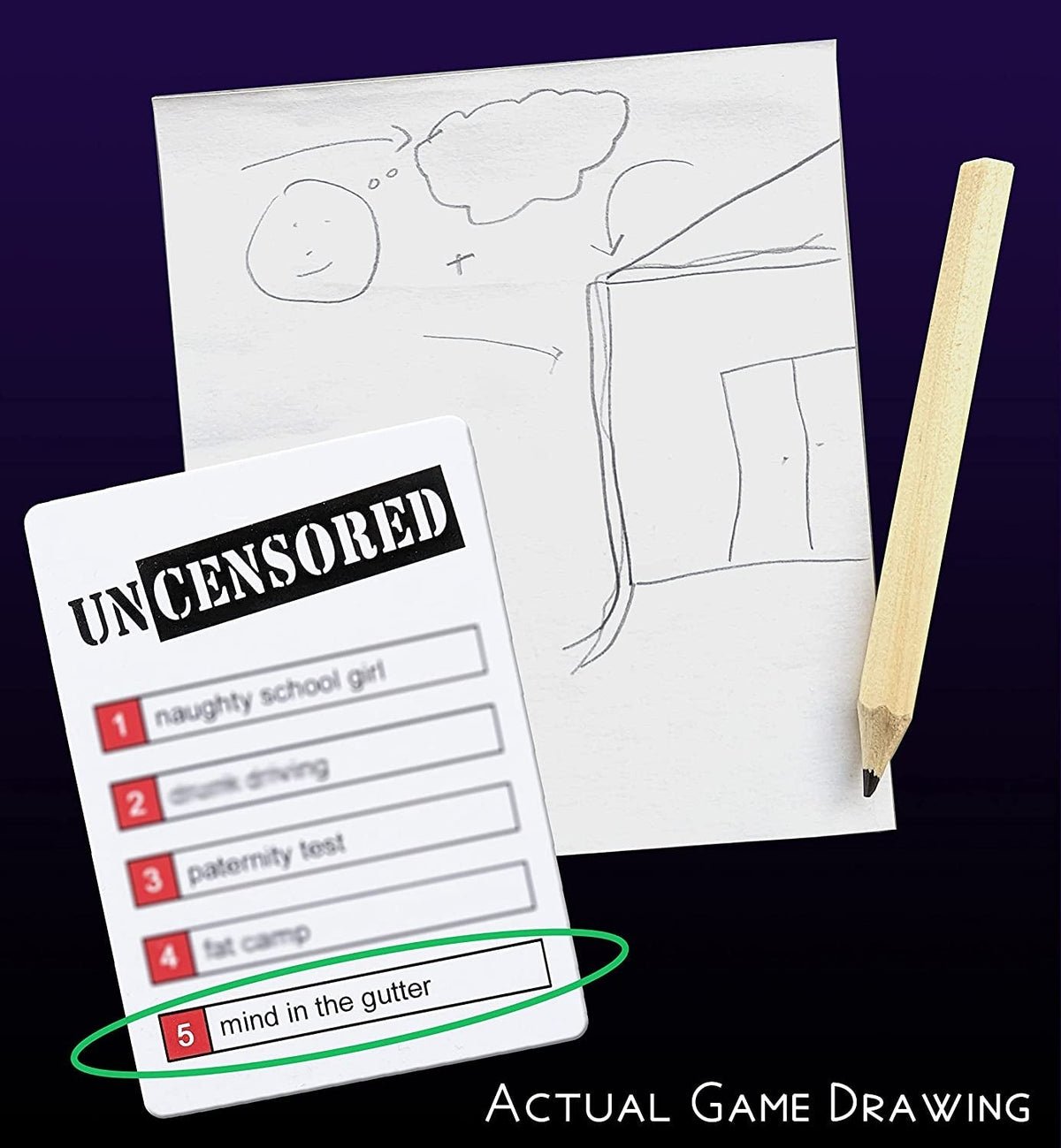 '- a Party Game of Uncensored Sketches