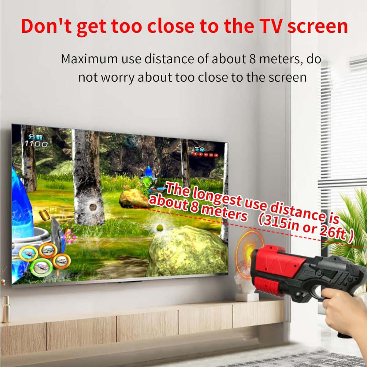 TV Retro Game Console with 900+ Games, 200+ Dance Mat Songs, Video Game System for Kids& Adults with AR Gun Game Toy, TV Plug& Play,2.4G Game Controllers Toy Gift for Boys & Girls Age 3 +