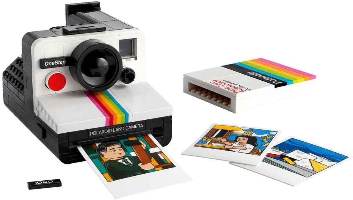 Ideas Polaroid Onestep SX-70 Camera Set for Adults, Collectible Vintage Model Kit to Build with Authentic Details, Creative Activity, Photography Gifts for Men, Women, Him, Her & Teens 21345