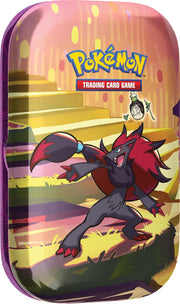 TCG: Scarlet & Violet—Shrouded Fable Mini Tin – Zoroark (2 Booster Packs & 1 Sticker Sheet)