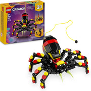 Creator 3In1 Wild Animals: Surprising Spider Toy - Transforms into a Scorpion Figure or a Snake - Building Set for Nature-Loving 7+ Year Old Boys & Girls - Creative Birthday Gift - 31159