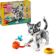 Creator 3In1 Playful Cat Toy - Transforms into a Pigeon or Pet Dog Figure - Animals Building Set for Kids, 8+ Year Old Girls & Boys - Creative Birthday Gift Idea - 31163