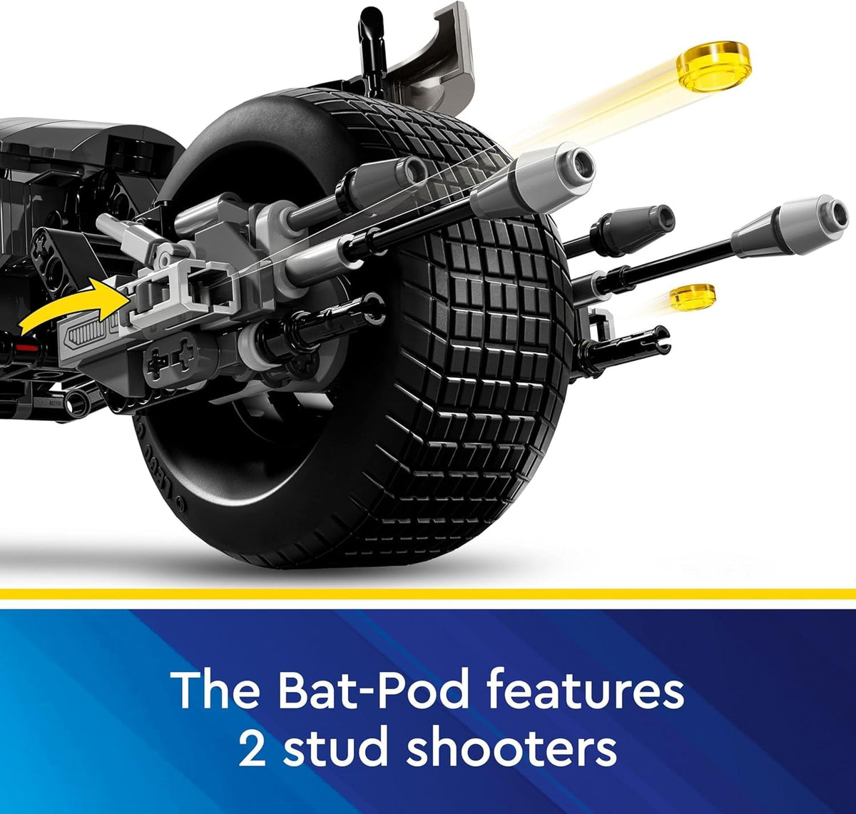 DC Batman: Batman Construction Figure & the Bat-Pod Bike Set, Cool Super-Hero Toy for 12 plus Year Old Kids, Boys & Girls, Action Playset with Motorbike Model, Birthday Gift Idea for Teens 76273