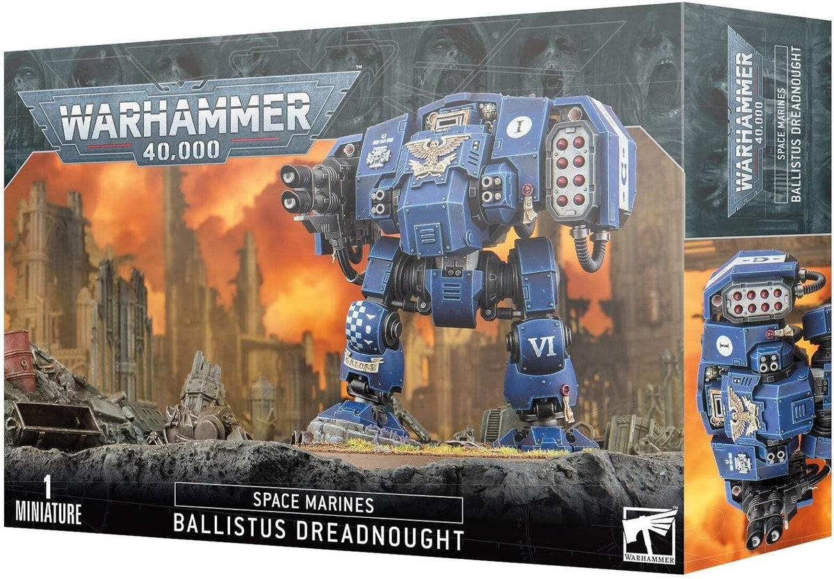 Games Workshop -  40,000 - Space Marines: Ballistus Dreadnought, Black