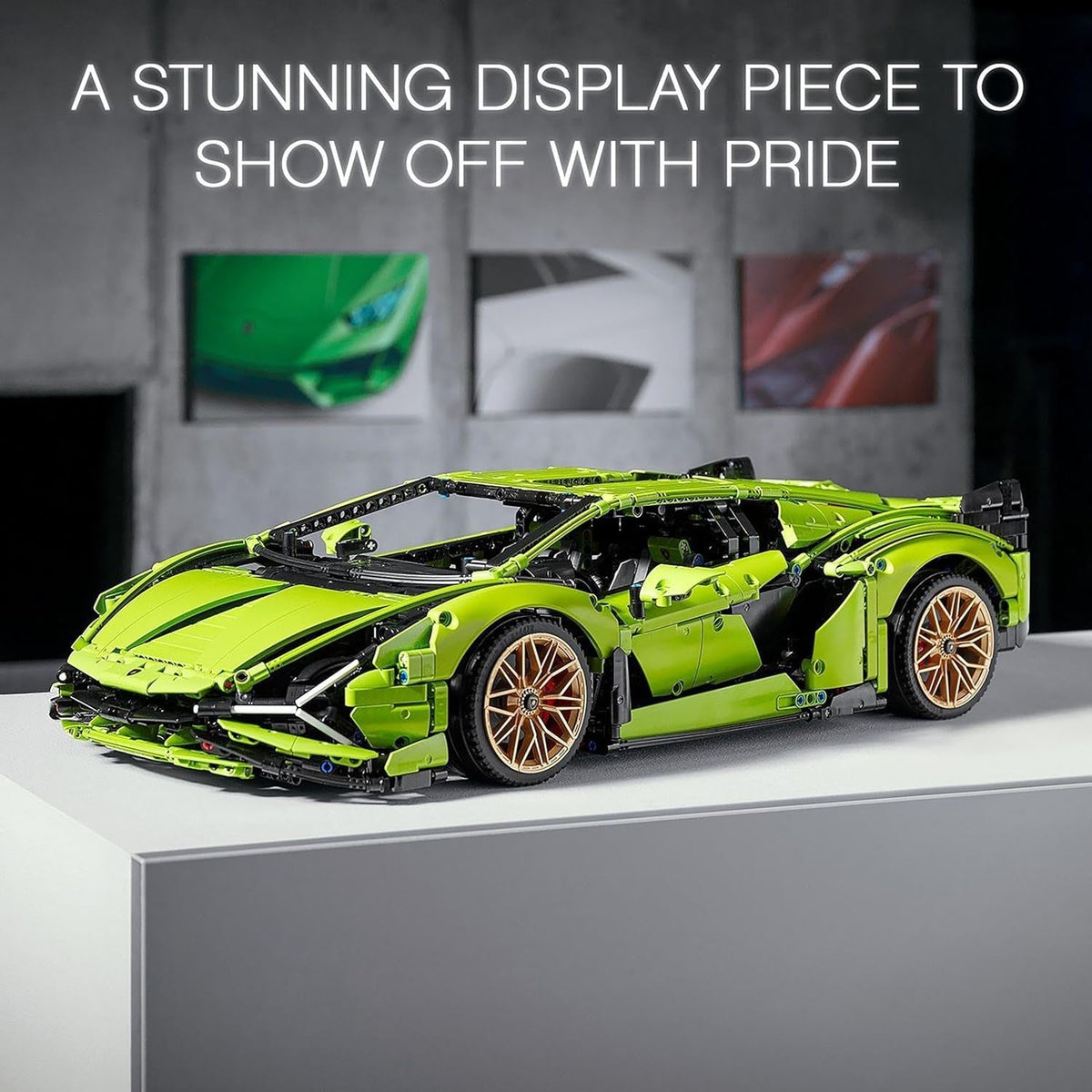Technic Lamborghini Sián FKP 37 Race Car Model Building Kit for Adults, Idea for Men and Women, Advanced Collectible Set 42115