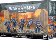 '- Warhammer 40,000 - Space Marines: Jump Pack Intercessors, Blue