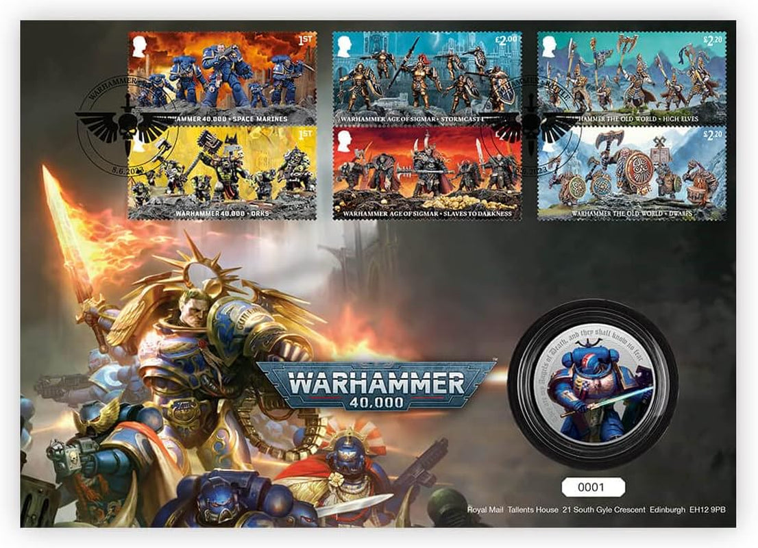 Official Limited Edition Warhammer 40,000 Medal Cover by .