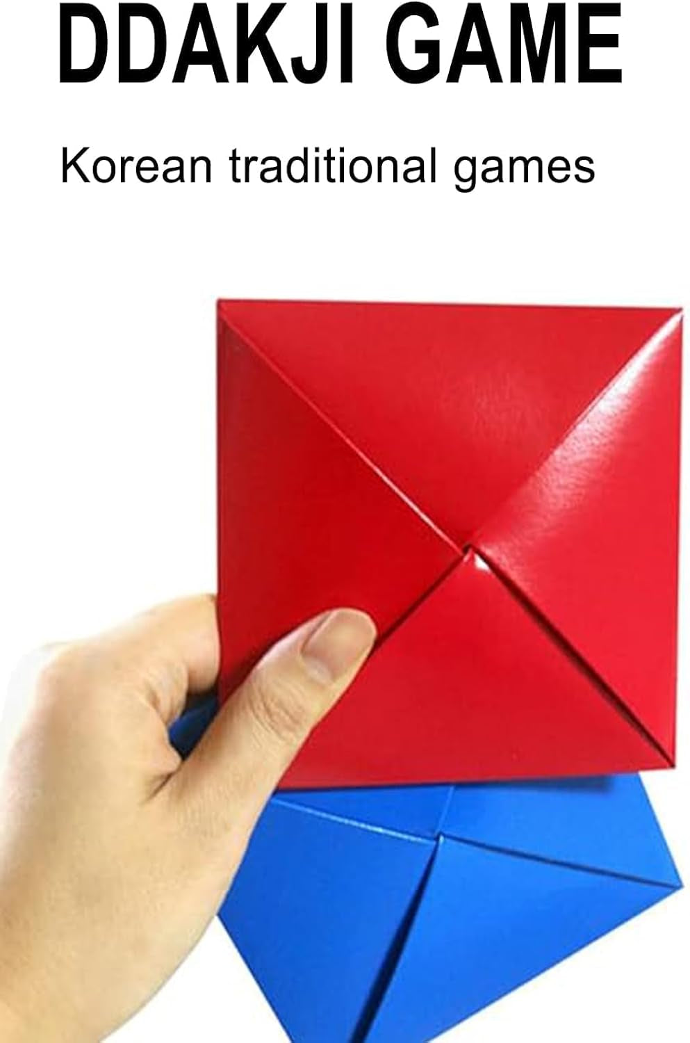 Gonggi Korean Traditional Play Game Set, Family Travel Games- Jebi Chagi, Gong-Gi, Biseokchigi, Paeng-Y, DDAKJI, Portable & Durable Gonggi Folk Game Set for TV Fans