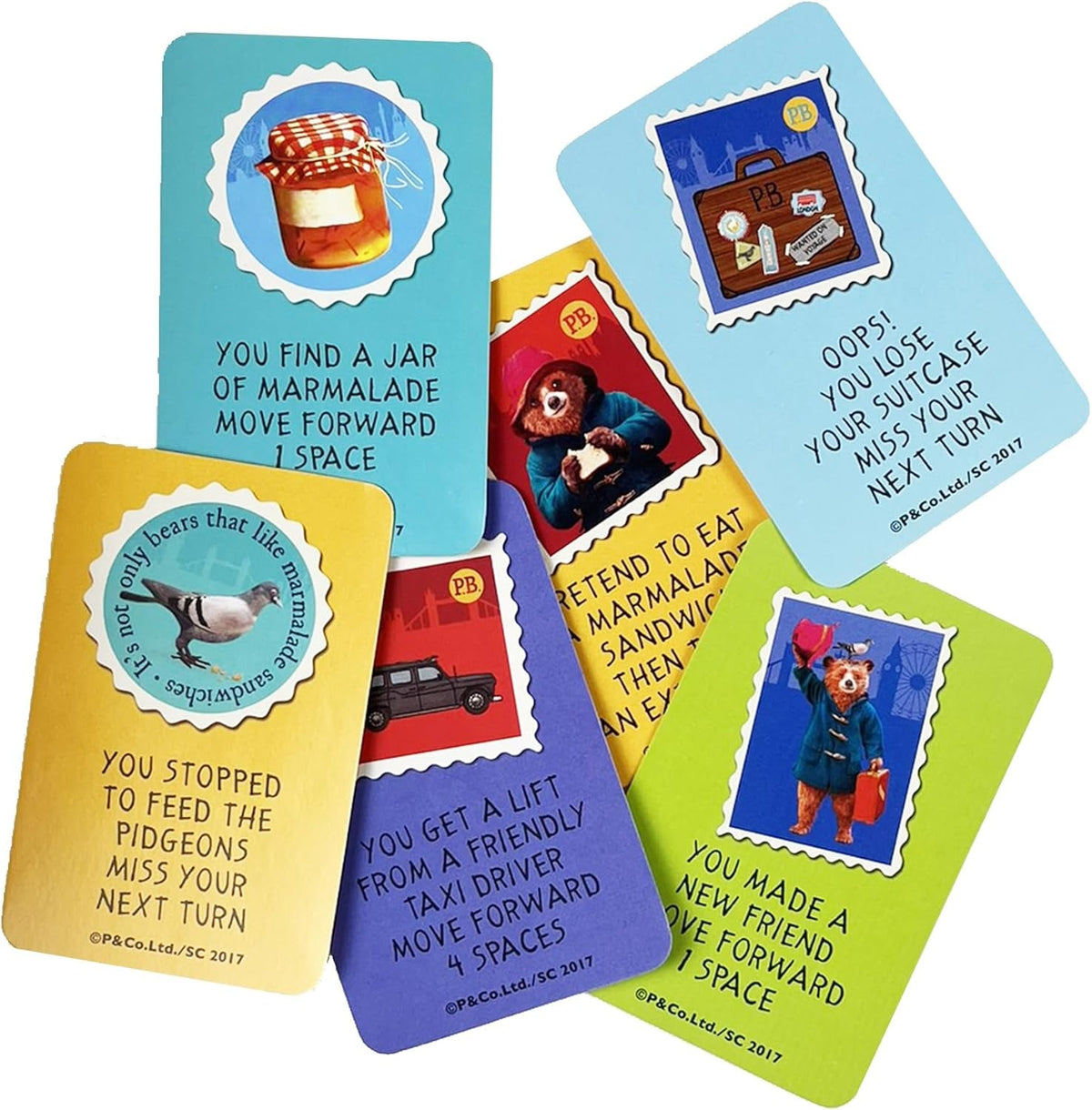 Paddington Bear Movie Board Game Sightseeing Adventures Board Game for 6 Year Olds Plus,Brown