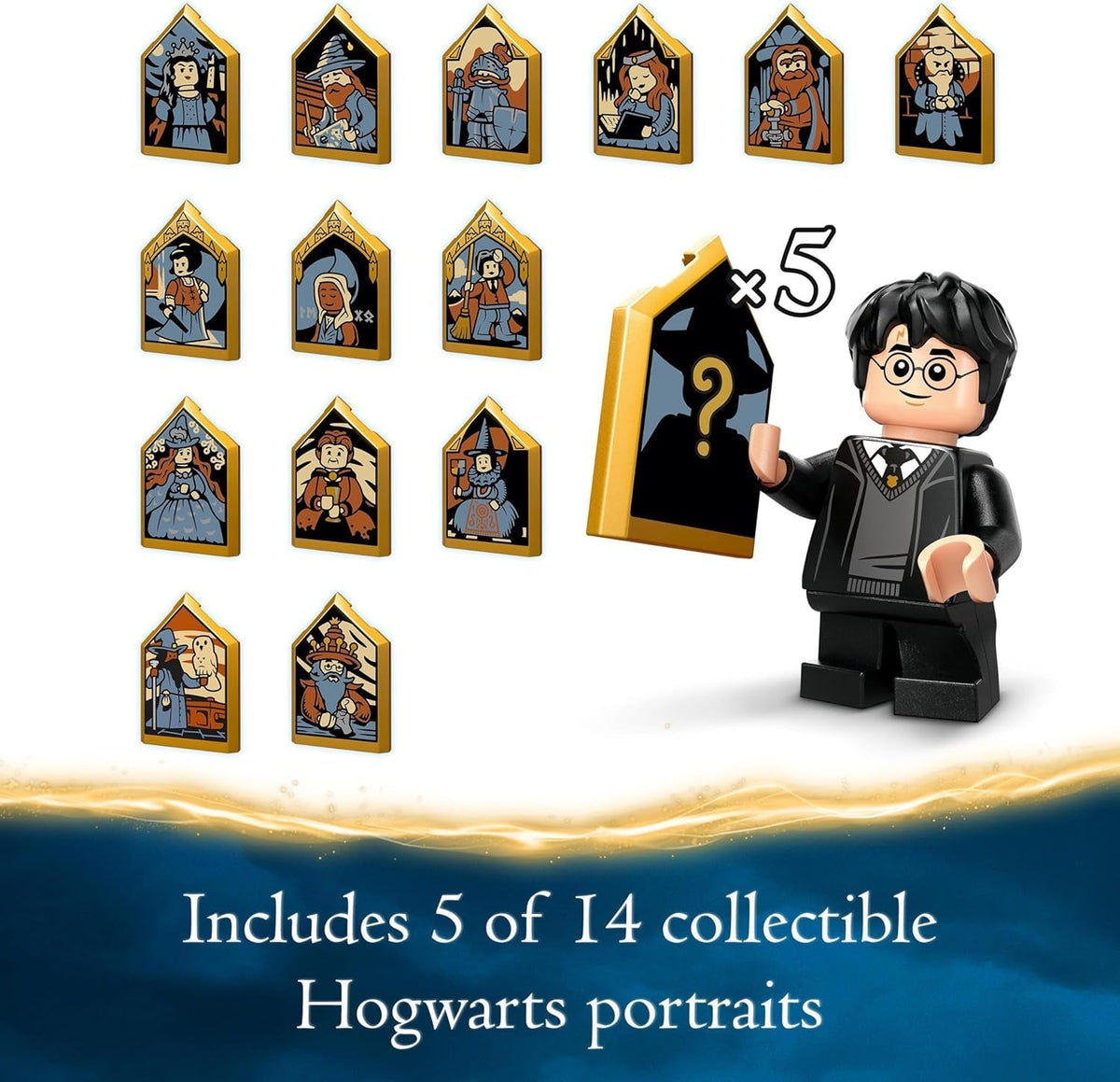 Harry Potter Hogwarts Castle: the Great Hall Set, Collectible Toy Playset for Kids, Boys & Girls, with 11 Minifigures Incl. Hermione Granger and Ron Weasley, Wizarding World Gift for Fans 76435