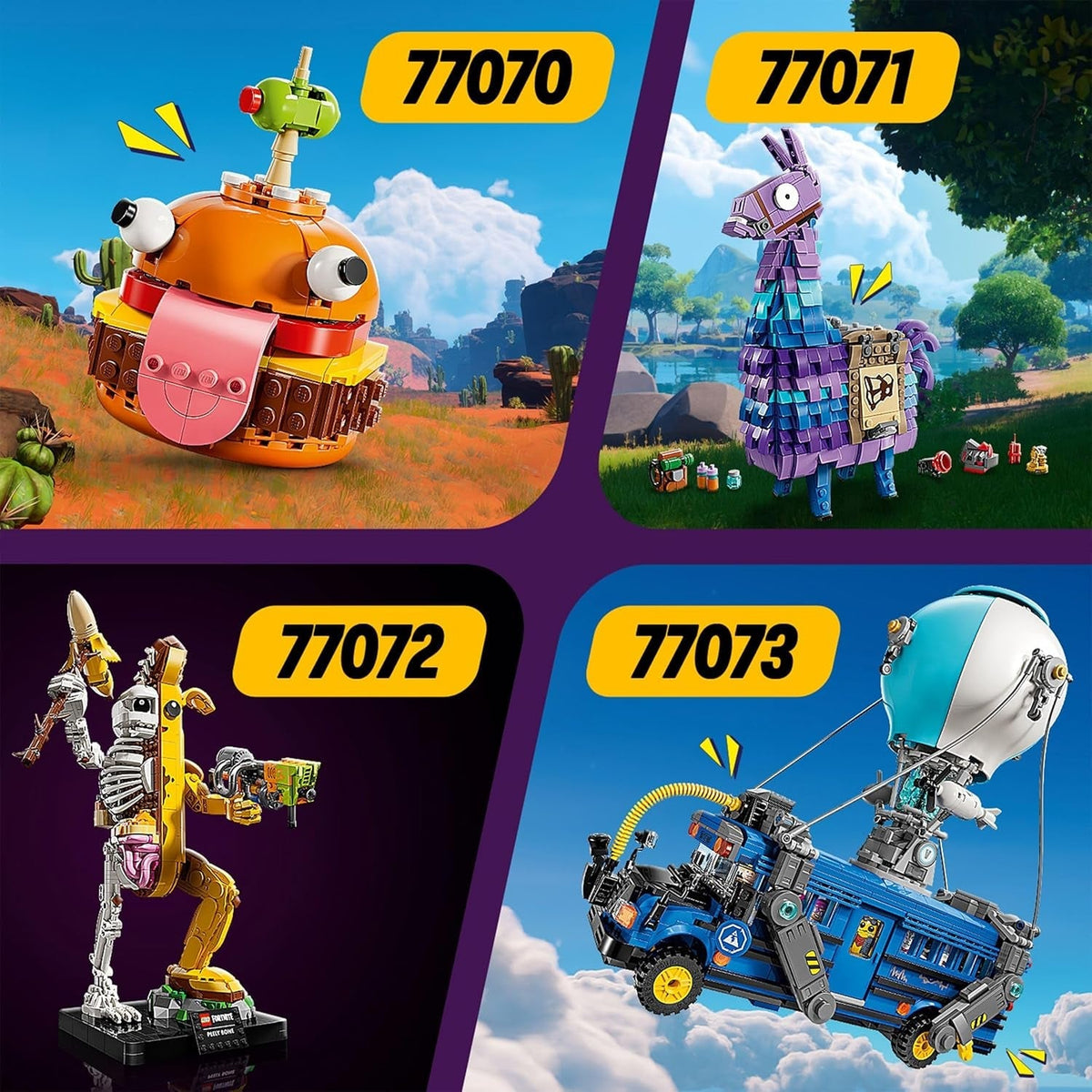 Fortnite Durrr Burger Set, Video Game Character Building Toy for 9 plus Year Old Boys & Girls, Collectible Figure, Creative Birthday Gift for Kids, Teens and Gamers 77070