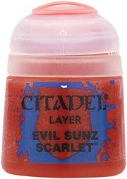 Warhammer Citadel Layer Paint Evil Sunz Scarlet 12Ml