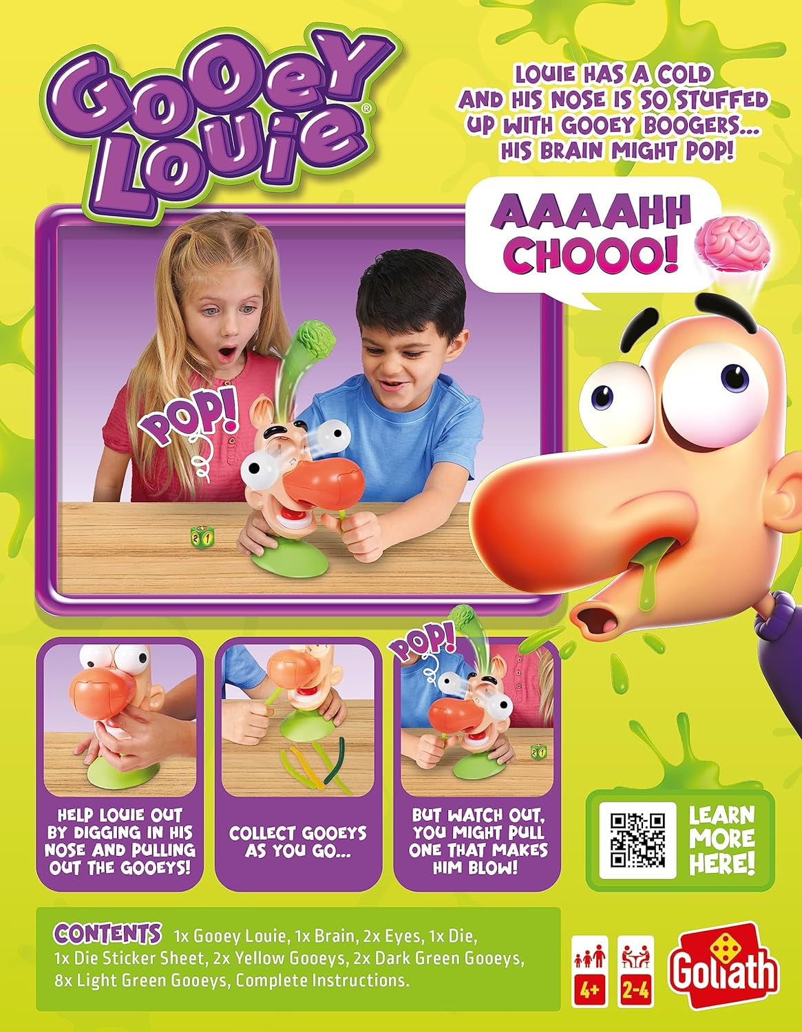 Games Gooey Louie: Pick a Winner! | New & Improved Bogey Picking Fun! | Kids Action Games | for 2+ Players | Ages 4+