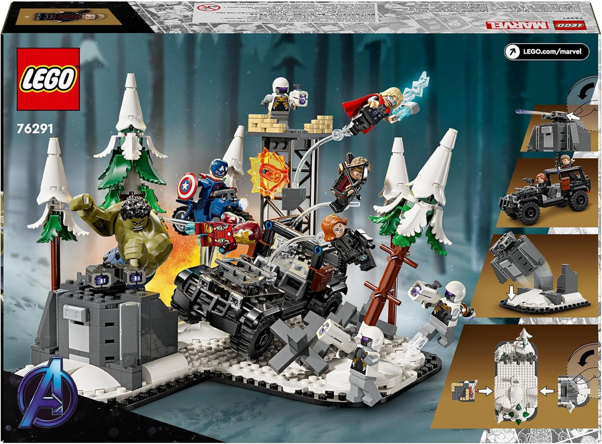 Marvel the Avengers Assemble: Age of Ultron, Buildable Super Hero Toy Set for 10 plus Year Old Kids, Boys & Girls, with 8 Minifigures Including Thor, Hulk and Iron Man, Gift Idea 76291