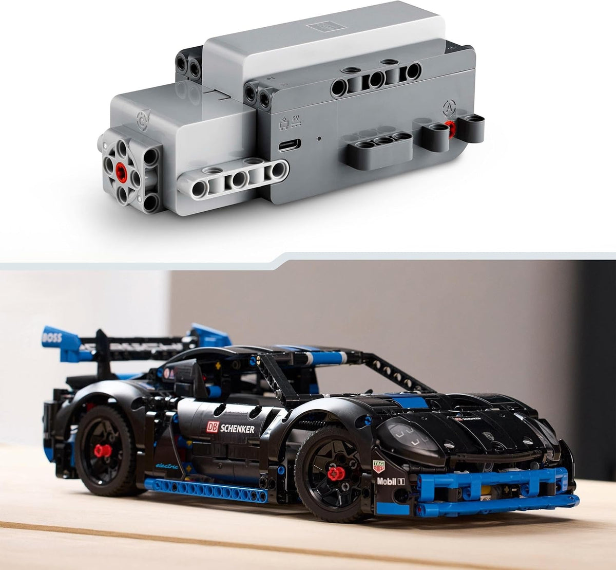 Technic Porsche GT4 E-Performance Race Car Toy for 10 plus Year Old Boys & Girls, Model Vehicle with Remote Control Action, Kids' Bedroom Decoration, Birthday Gift Idea 42176