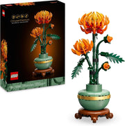 Botanicals Chrysanthemum Artificial Flower Building Set - Creative Model Kit for Adults to Build - Gifts for Valentine'S Day for Him or Her - Home Office Decor from Botanical Collection - 10368