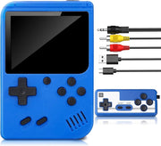Handheld Games Console Portable- Mini Retro Game Console with 500 Classical FC Games Support for Connecting TV & Two Players, 3.0-Inches Screen 1020Mah Rechargeable Battery, Gift for Kids Adult