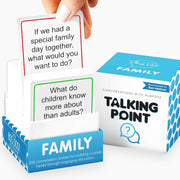 200 Family Conversation Cards - Put down the Phones & Connect with Family - Get to Know Each Other Better with Meaningful Talk - Let Kids Express Themselves, Great for Dinner Table & Road Trips