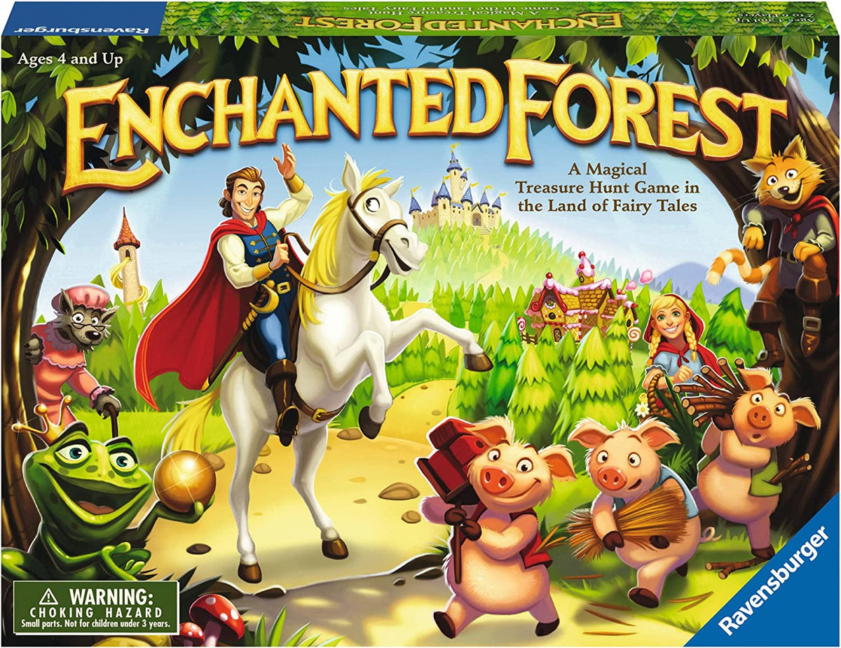 Enchanted Forest Classic Family Board Game for Kids Age 4 Years and up - 2 to 4 Players - Magical Treasure Hunt