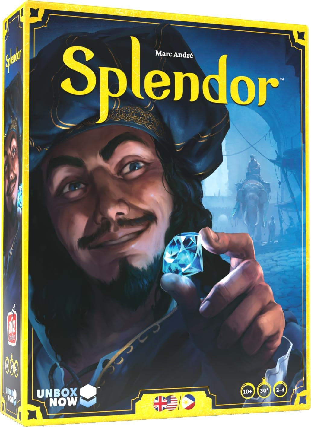 UNBOX NOW | Splendor | Board Game | Ages 10+ | 2 to 4 Players | 30 Minutes Playing Time