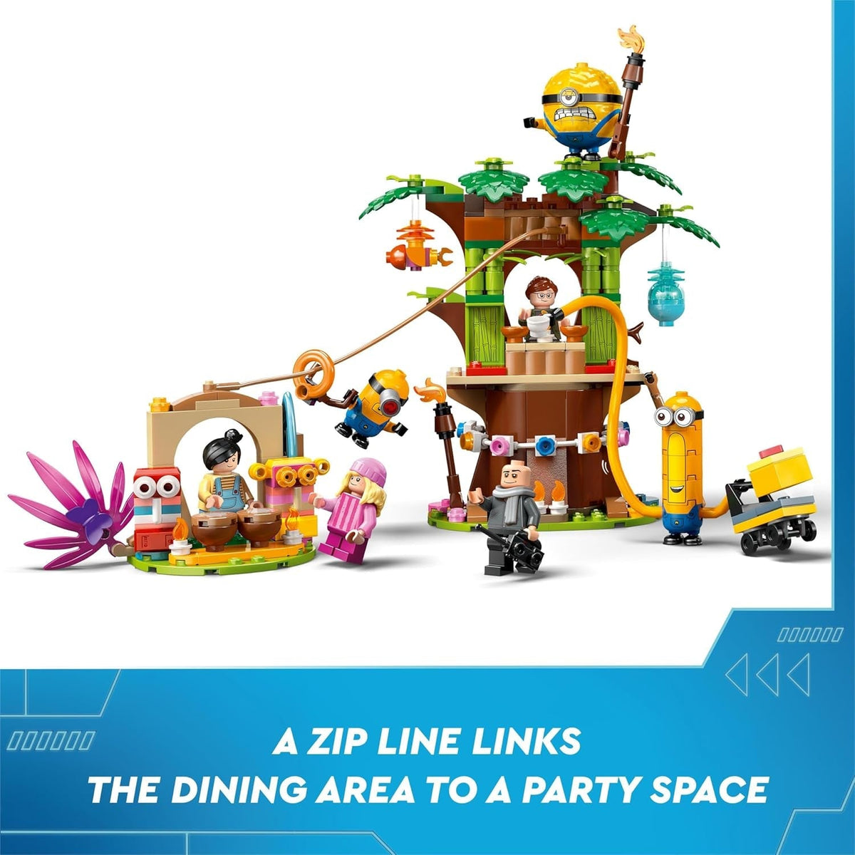Despicable Me Minions and Gru'S Family Mansion, Toy House Movie Set for 8 plus Year Old Boys & Girls Who Love Independent Play, Includes 6 Minifigures and 3 Buildable Figures, Gift Idea 75583