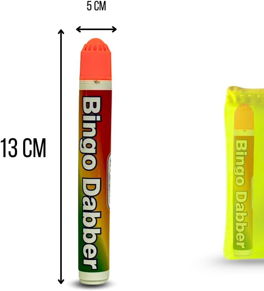 Bingo Dabber Dot Pens with Pencil Case | 4 Colourful Pens and 1 Case | Perfect Family Fun Activity Childrens Homework Pen, Activity Dot Pens and Bingo