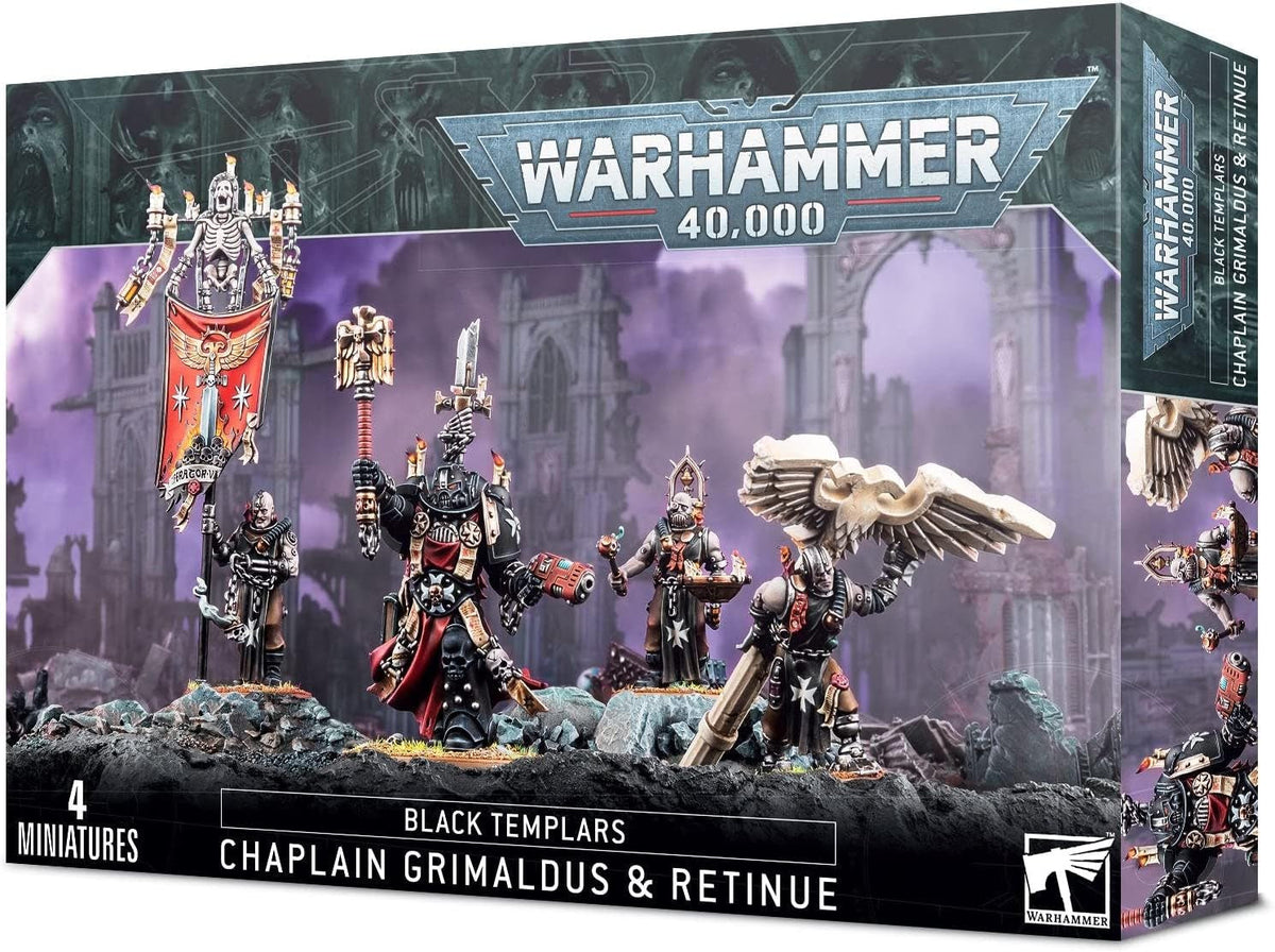 '- Warhammer 40,000 - Black Templars: Grimaldus & Retinue
