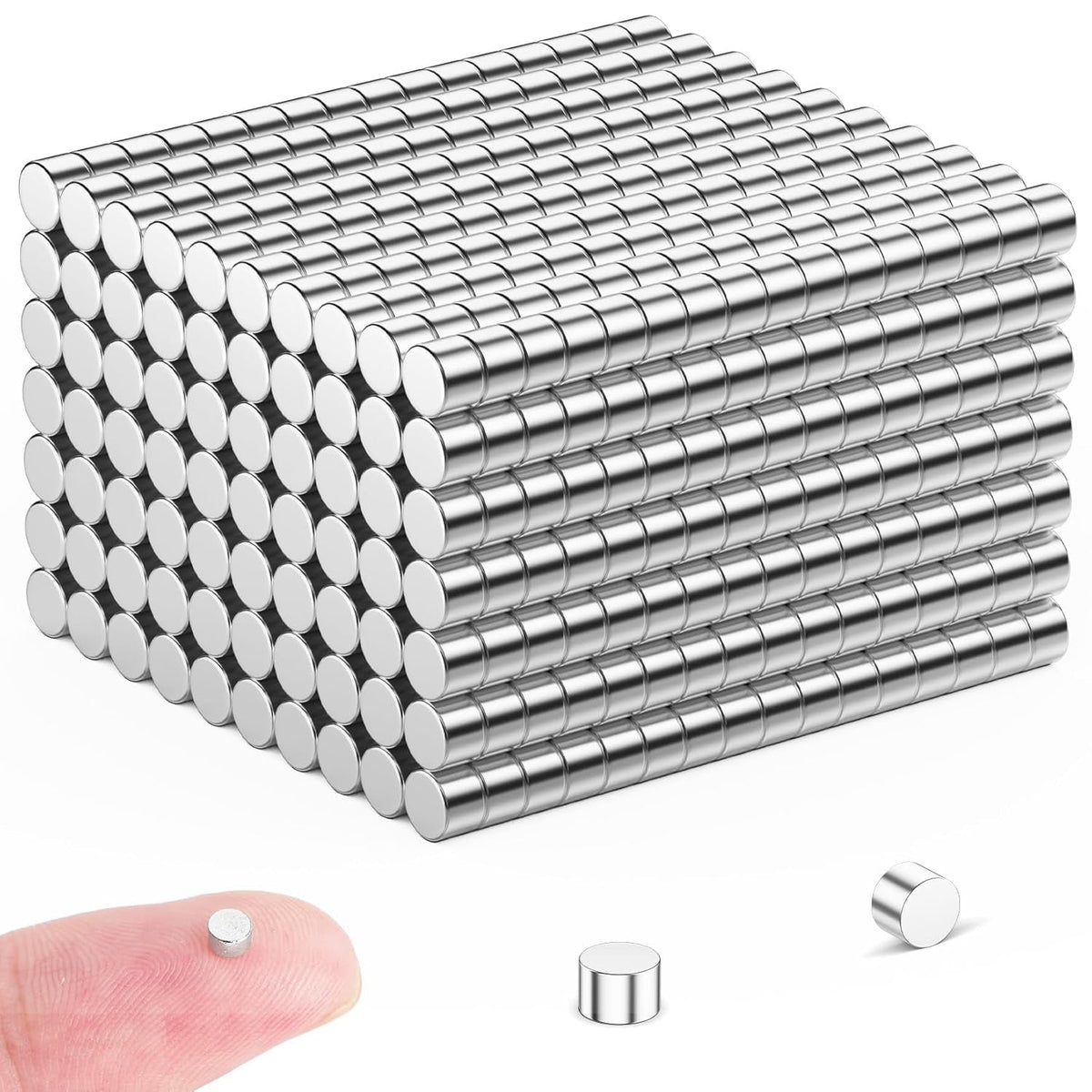 50 Pcs 3 Mm X 2 Mm Mini Neodymium Magnets, Small Fridge Magnets, Craft Magnets, Whiteboard Magnets, Cylinder Magnets for Whiteboard, Magnets for Crafts, Photos, Tools, Arts, Hobbies, DIY