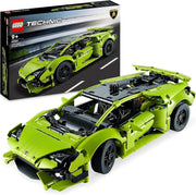 Technic Lamborghini Huracán Tecnica Toy Car Model Kit, Racing Car Building Set for 9 plus Year Old Kids, Boys, Girls and Motor Sport Fans, Collectible Gift Idea 42161