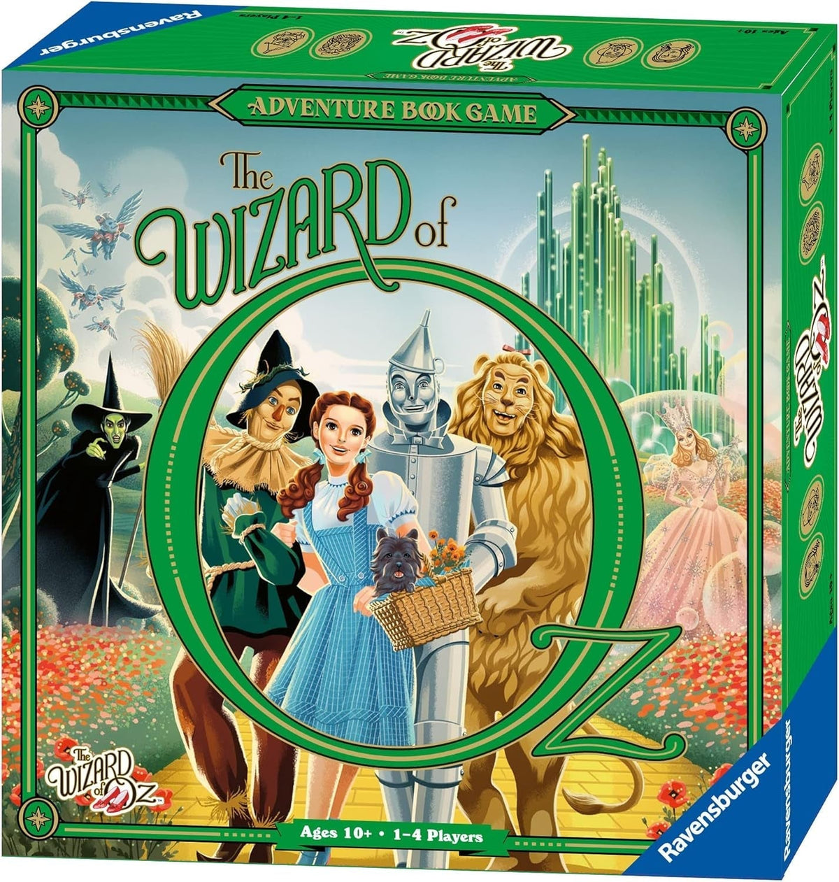 the Wizard of Oz Adventure Book - Family Strategy Board Games for Kids and Adults Age 10 Years up - 1 to 4 Players