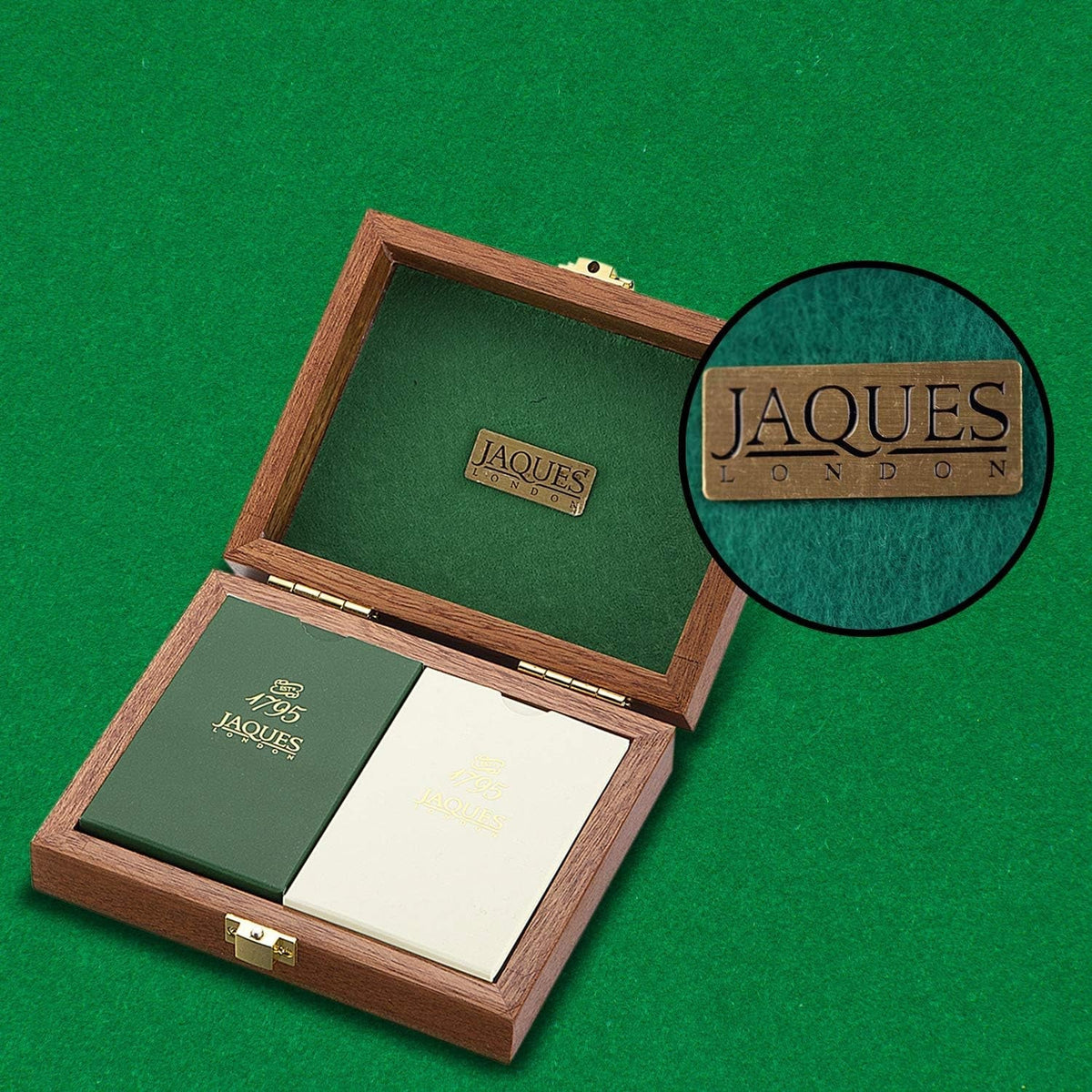 Luxury Playing Cards | Playing Cards Case in Mahogany Wood | Playing Cards Multipack | Deck of Cards | since 1795