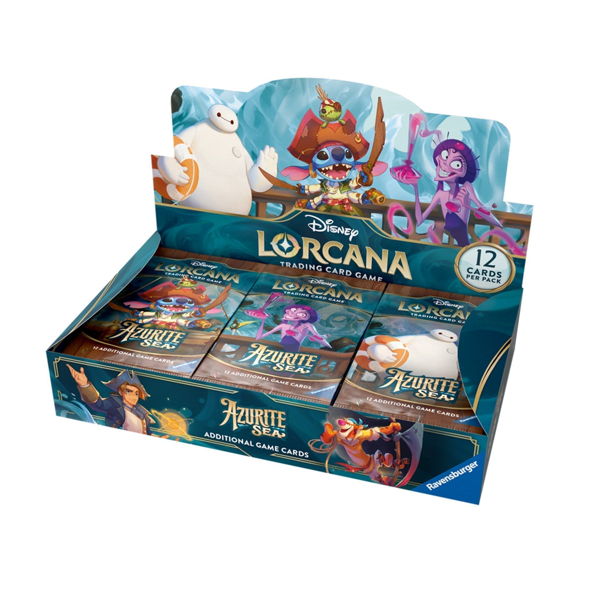 Disney Lorcana Azurite Sea Booster Box (24 Packs)