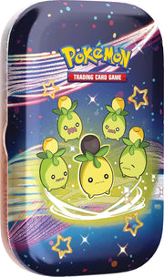TCG: Scarlet & Violet—Paldean Fates Mini Tin – Smoliv (2 Booster Packs, 1 Sticker & 1 Art Card)
