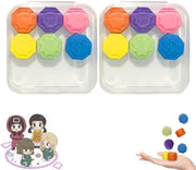Gonggi Game, Gonggi Korean Game, Gonggi Stones, Gongii Game, Korean Traditional Reflex Challenge Play Game, Stone Catching Hand Eye Coordination Games Toys for Kids Adults (2 Box)