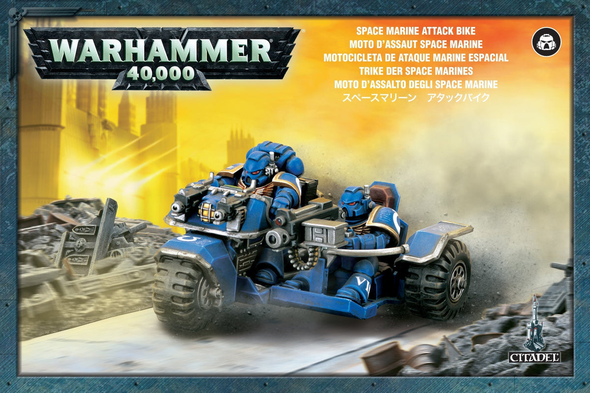 Space Marines Attack Bike