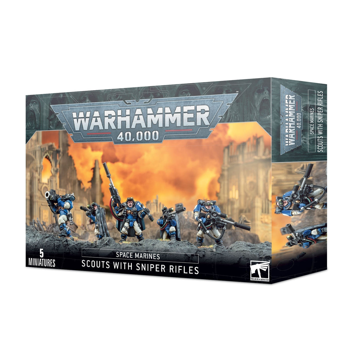 Space Marine Scouts with Sniper Rifles