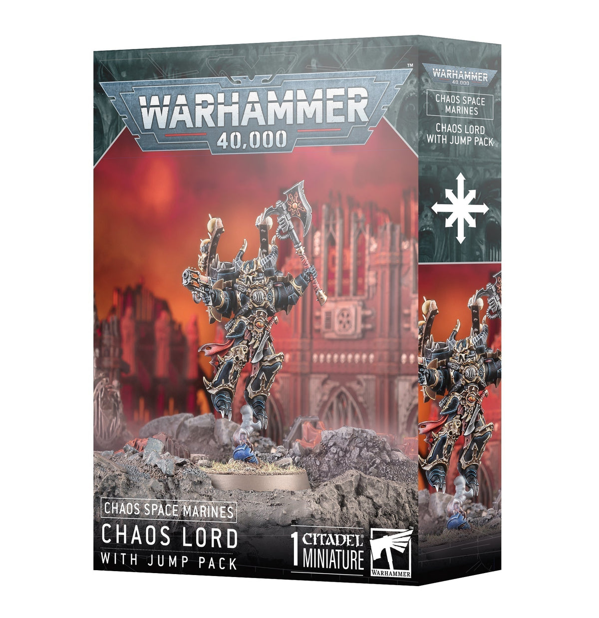 Warhammer 40000: Chaos Space Marines: Chaos Lord with Jump Pack