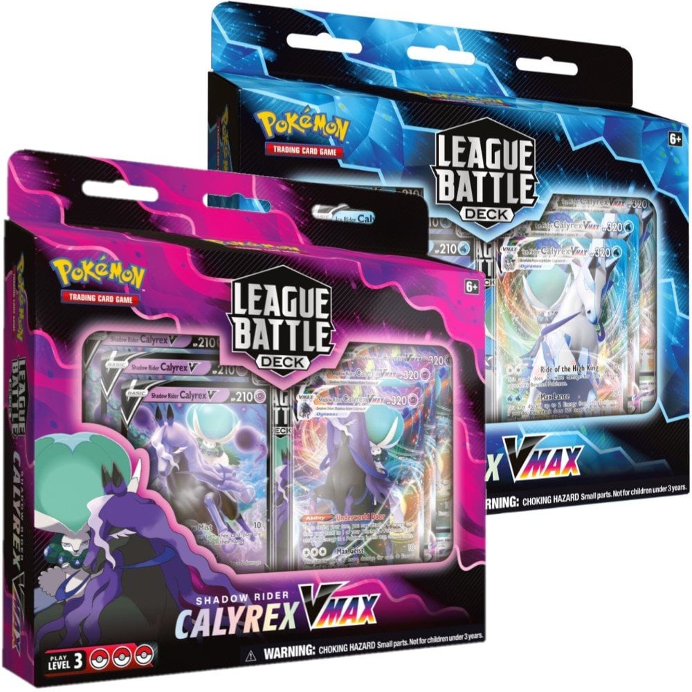 Pokémon TCG: Shadow Rider Calyrex VMAX & Ice Rider Calyrex VMAX League Battle Deck