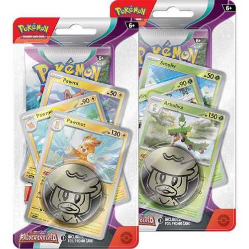 Pokemon TCG Scarlet & Violet Paldea Evolved Checklane Blister